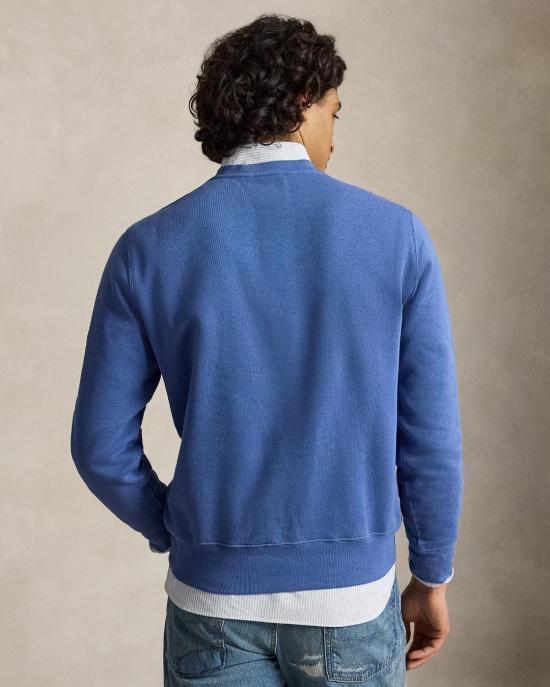  폴로 랄프로렌 긴팔 티셔츠 710B27073001 BASTILLE BLUE HRTG BR - POLO RALPH LAUREN