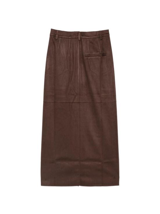 26FW 엘레 미디 스커트 EFW260134094 BROWN - ELEH