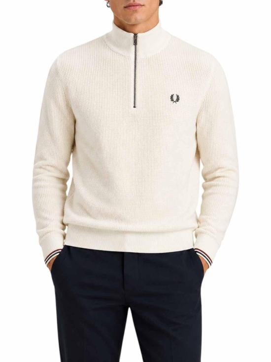 26FW 프레드페리 터틀넥 FPK855759170 WHITE - FRED PERRY