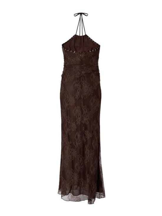 26FW 핑코 원피스 107532A3GZL72 BROWN - PINKO