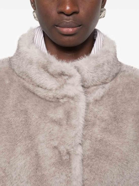 26FW 리우조 무스탕 WF6215E113309077 GREY - LIU JO