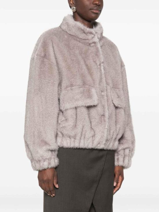 26FW 리우조 무스탕 WF6215E113309077 GREY - LIU JO