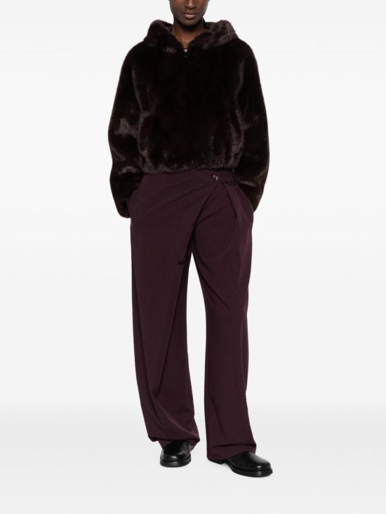 26FW 핑코 팬츠 105570A18ERR7 DARK RED - PINKO