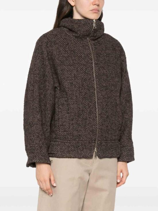 26FW 마렐라 자켓 2623086064200MLSLANA002 BROWN - MARELLA