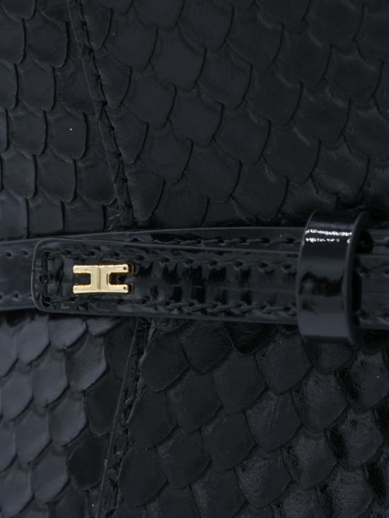 26FW 엘리자베타프랜치 레귤러 벨트 CT65S67E2 110 Black - ELISABETTA FRANCHI