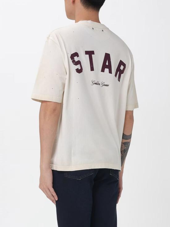 26FW 골든구스 반팔 티셔츠 GUP01873P00242111616 White - GOLDEN GOOSE