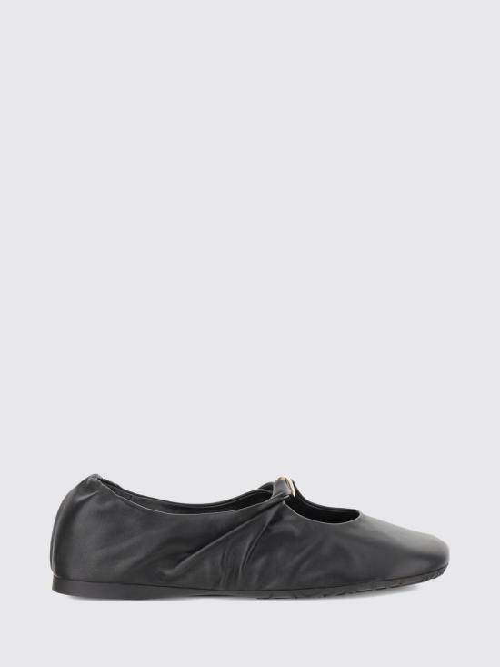 26FW 로에베 나파 램스킨 페블 소프트 발레리나 L815466X46 1100 Black