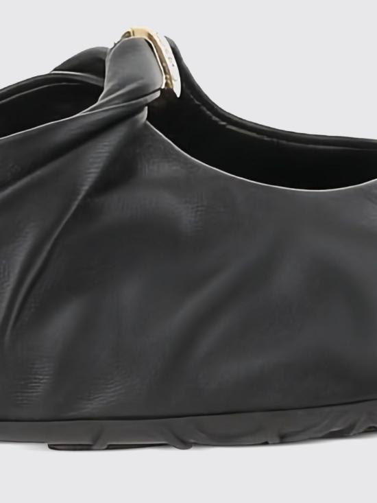 26FW 로에베 나파 램스킨 페블 소프트 발레리나 L815466X46 1100 Black - LOEWE