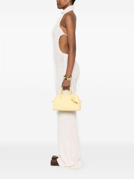 26FW 자크뮈스 TURISMO 투리스모 소프트 스몰 볼링 토트벡 BAW00416AC03A03 210 Yellow - JACQUEMUS