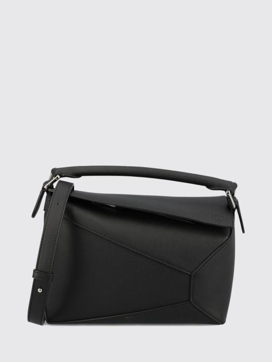 26FW 로에베 클래식 카프스킨 스몰 퍼즐 엣지백 A510P60XAC 1100 Black - LOEWE