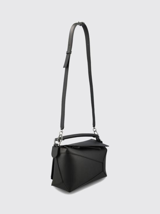 26FW 로에베 클래식 카프스킨 스몰 퍼즐 엣지백 A510P60XAC 1100 Black - LOEWE