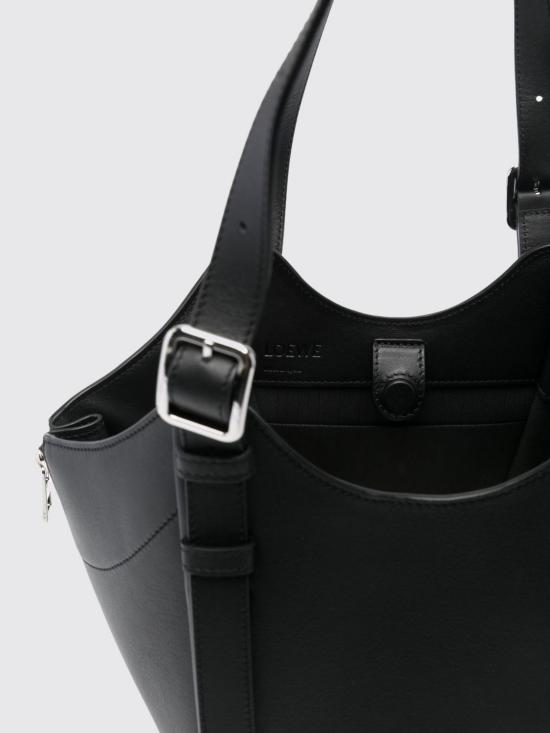 26FW 로에베 클래식 카프스킨 해먹 플립 백 A538HHBX07 1100 Black - LOEWE