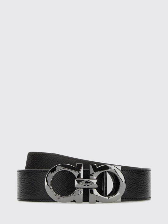 26FW 살바토레 페라가모 간치니 리버시블 벨트 67A161 725421 Black
