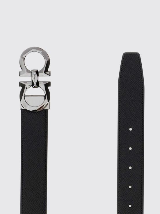26FW 살바토레 페라가모 간치니 리버시블 벨트 67A161 725421 Black - SALVATORE FERRAGAMO