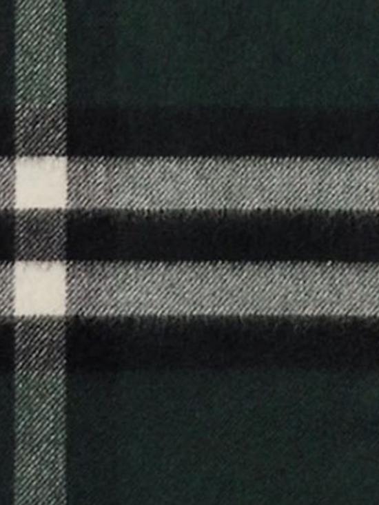 26FW 버버리 체크 캐시미어 스카프 8112629 Green - BURBERRY