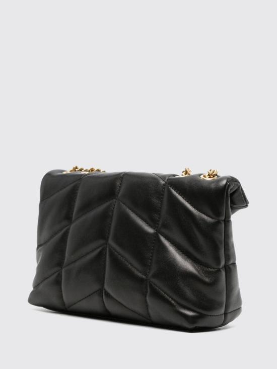 26FW 생로랑 토이 푸퍼 램스킨 숄더백 7593371EL07 1000 Black - SAINT LAURENT