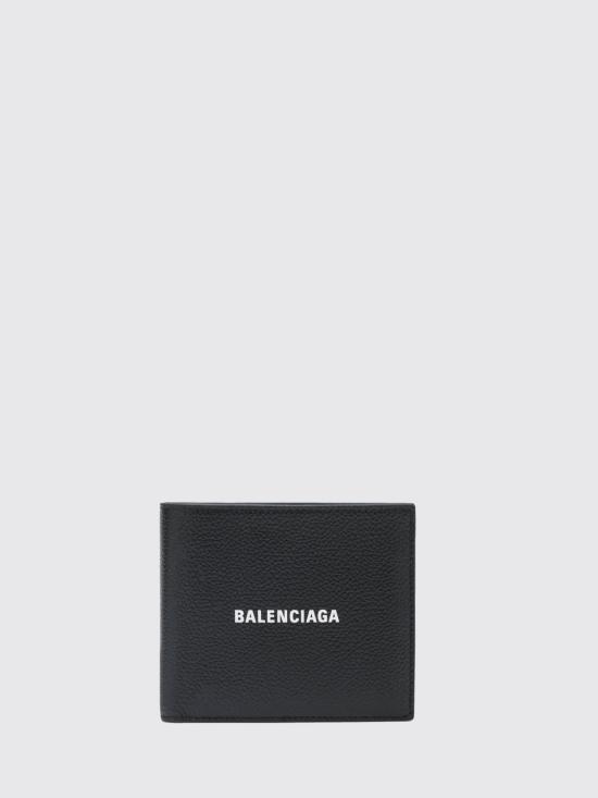26FW 발렌시아가 캐쉬 스퀘어 반지갑 5945491IZI3 1090 Black