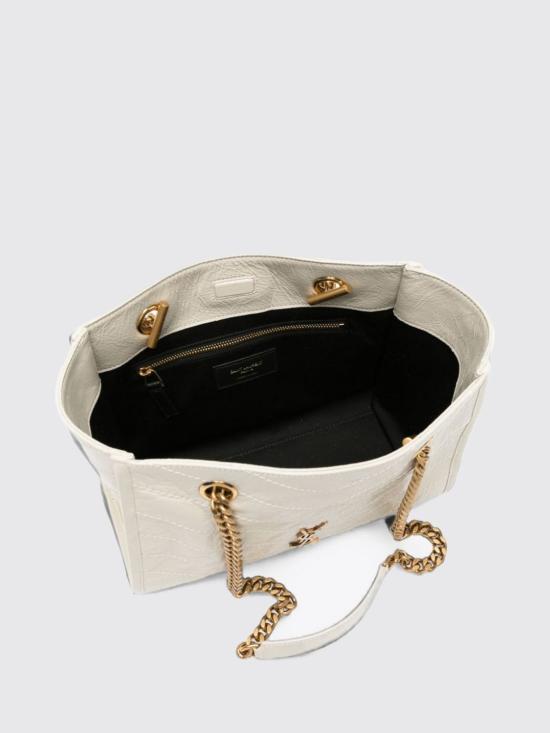 26FW 생로랑 니키 스몰 쇼핑백 8726800EN07 9207 Ecru - SAINT LAURENT