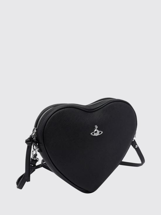 26FW 비비안웨스트우드 벨라 하트 크로스백 5801000OWS0021 N401 Black - VIVIENNE WESTWOOD