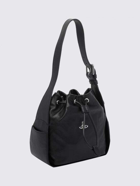 26FW 비비안웨스트우드 스테이시 버킷백 4C020005WL00BX N401 Black - VIVIENNE WESTWOOD