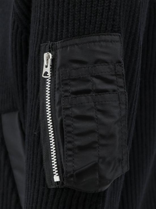 26FW 사카이 스웨터 2604128M 001 Black - SACAI