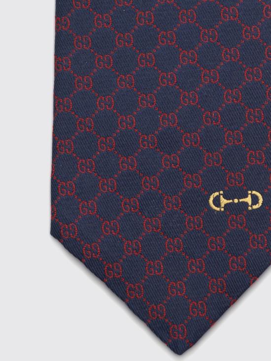 26FW 구찌 GG 넥타이 7443944E217 4174 Navy - GUCCI
