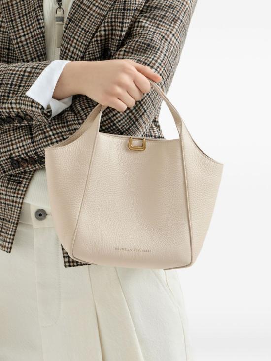 26FW 브루넬로 쿠치넬리 토트백 MBDKB2840 C8905 Ivory - BRUNELLO CUCINELLI