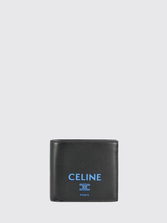26FW 셀린느 소프트 램스킨 바이폴드 카드 지갑 10B653R24 GLK0 Black