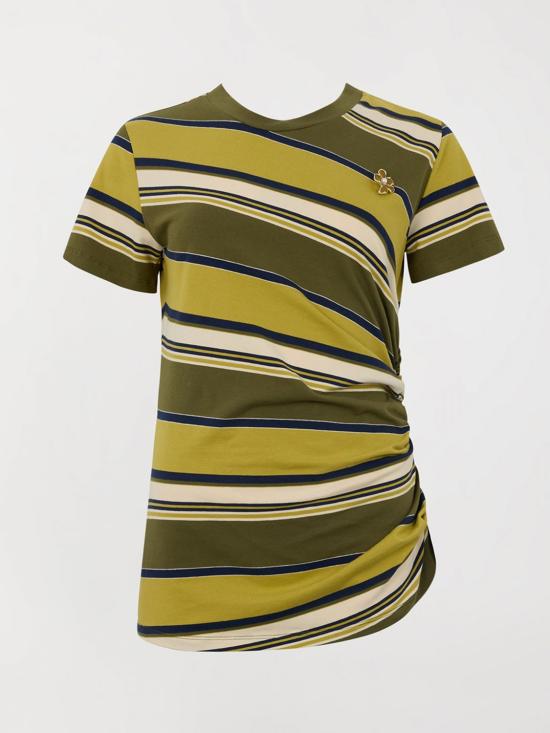 26FW 트윈셋 반팔 티셔츠 262LI2JLL 13912 Striped - TWINSET