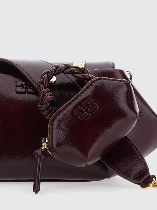 26FW 가니 크로스백 C1040070 436 Burgundy - GANNI