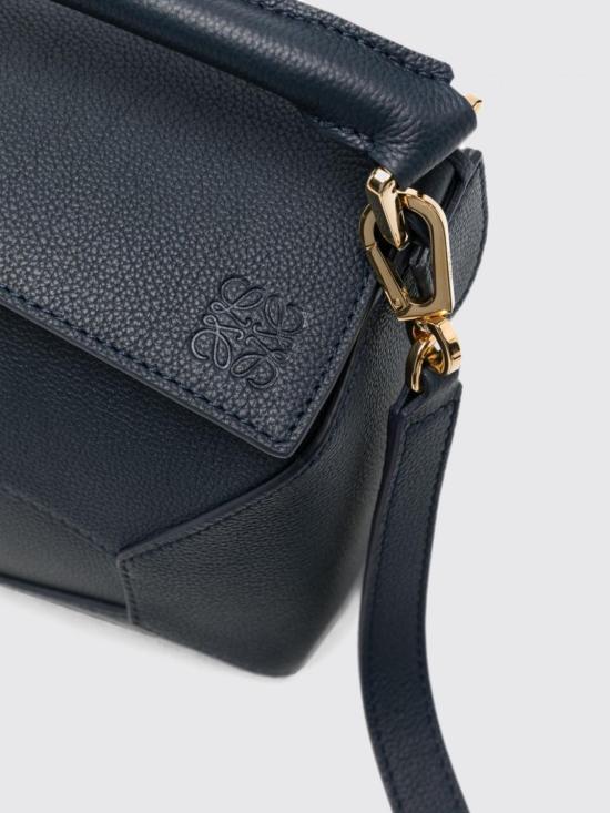 26FW 로에베 소프트 그레인 카프스킨 스몰 퍼즐 엣지 백 A510P60XAW 5544 Blue - LOEWE