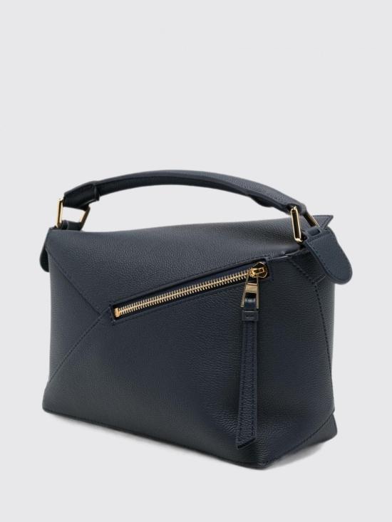 26FW 로에베 소프트 그레인 카프스킨 스몰 퍼즐 엣지 백 A510P60XAW 5544 Blue - LOEWE