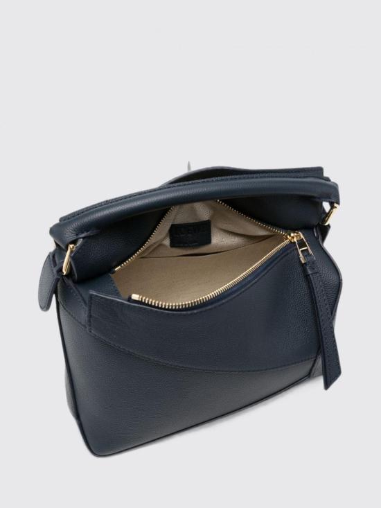 26FW 로에베 소프트 그레인 카프스킨 스몰 퍼즐 엣지 백 A510P60XAW 5544 Blue - LOEWE