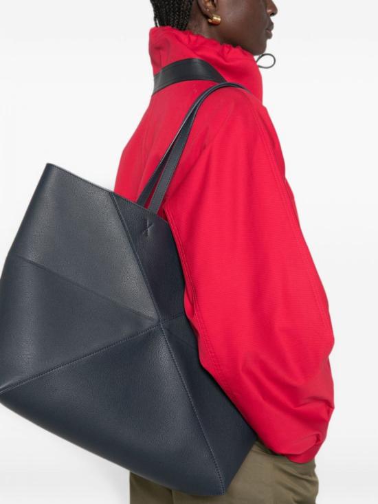 26FW 로에베 라지 호라이즌 퍼즐 토트백 A779PTWX01 5544 Blue - LOEWE
