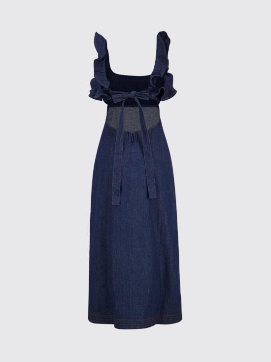 26FW 짐머만 롱 원피스 7194DSS261 INK Blue - ZIMMERMANN