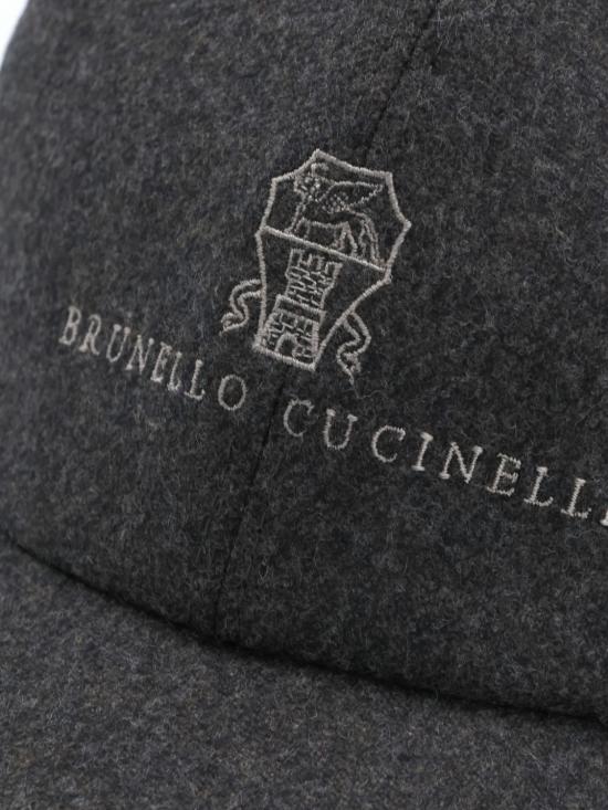26FW 브루넬로 쿠치넬리 모자 M038P9850 CVE31 Dark - BRUNELLO CUCINELLI