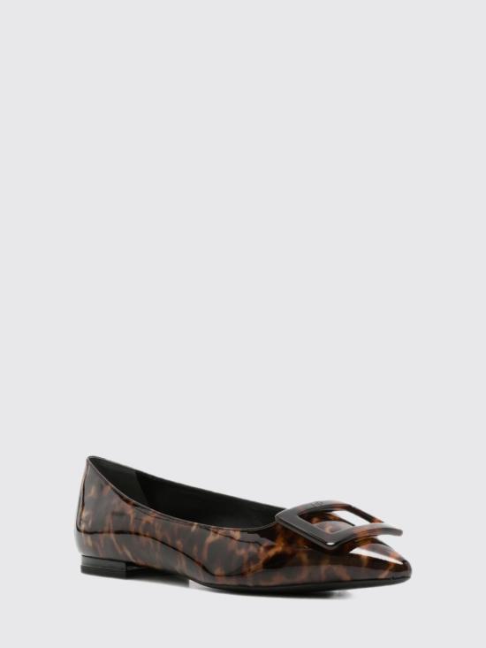 26FW 로저비비에 플랫 슈즈 RVW57539530VIZ S611 Brown - ROGER VIVIER