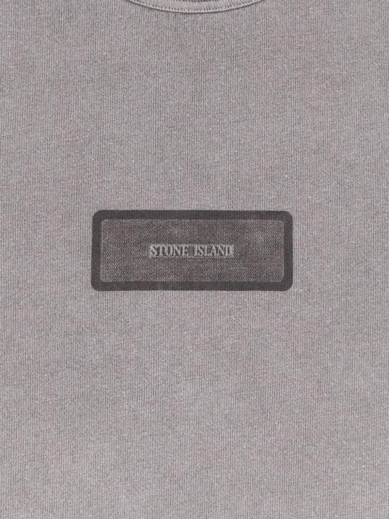 26FW 스톤 아일랜드 반팔 티셔츠 2100012S00T5 V0060 Grey - STONE ISLAND
