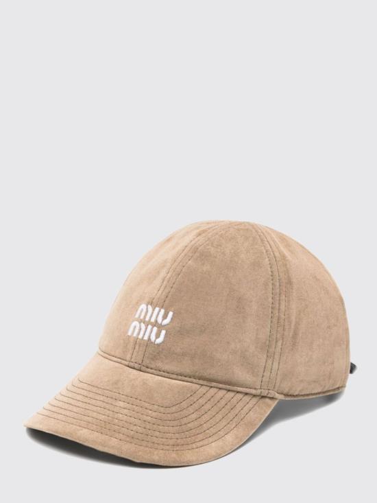 26FW 미우미우 플리스 베이스볼 캡 5HC3692CUA F0844 Beige