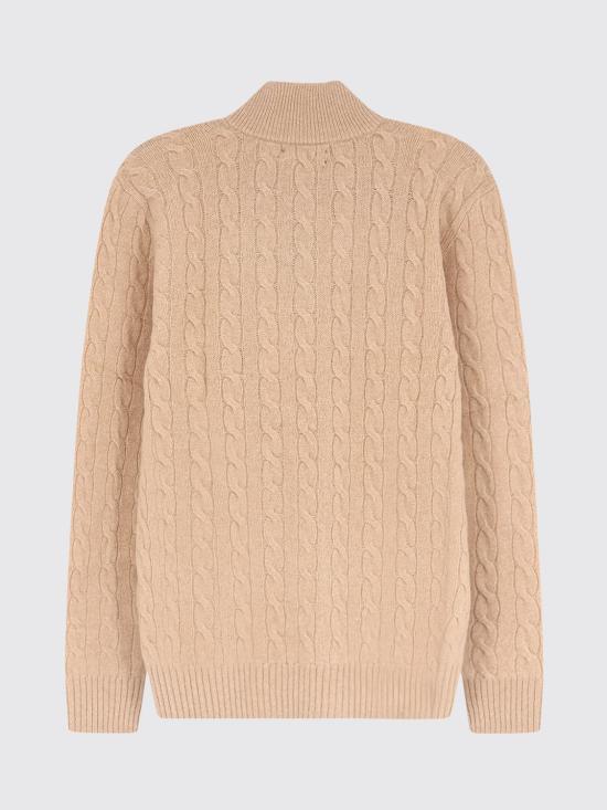 26FW 폴로 랄프로렌 포니 자수 케이블 니트 점퍼 710876766 006 Beige - POLO RALPH LAUREN