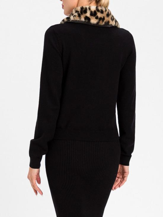 26FW 액티튜드 트윈세트 스웨터 262AP3130 00006 Black - ACTITUDE TWINSET
