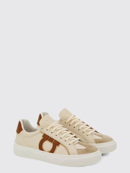 26FW 살바토레 페라가모 스니커즈 02B016 796261 007 Ecru - SALVATORE FERRAGAMO