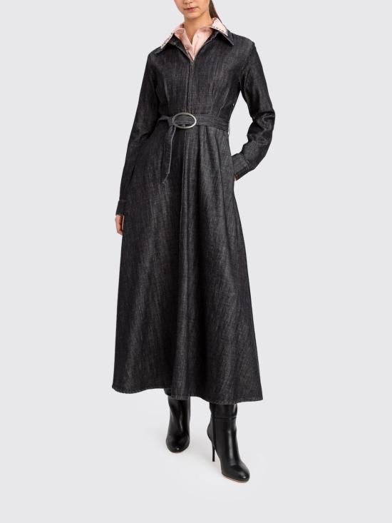 26FW 액티튜드 트윈세트 롱 원피스 262AP2060 01103 Black