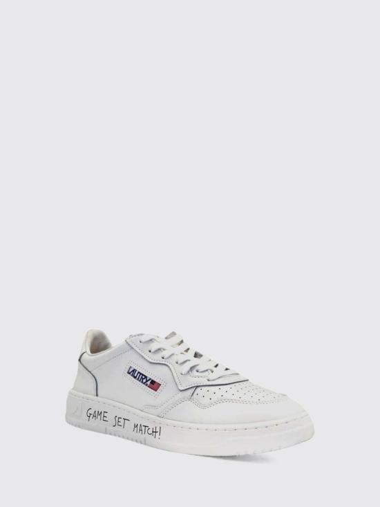 26FW 오트리 메달리스트 로우 레더 스니커즈 AULW ML08 White - AUTRY