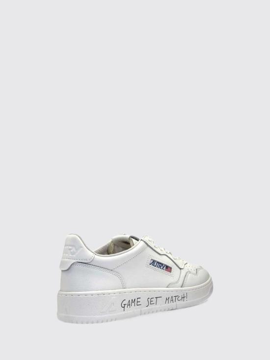 26FW 오트리 메달리스트 로우 레더 스니커즈 AULW ML08 White - AUTRY