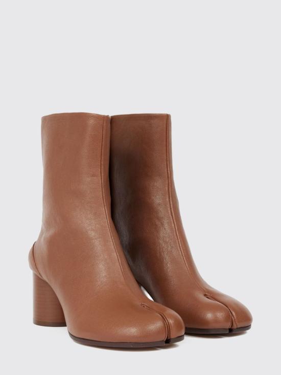 26FW 마르지엘라 타비 빈티지 레더 부츠 S58WU0246P3753 T2621 Brown - MAISON MARGIELA