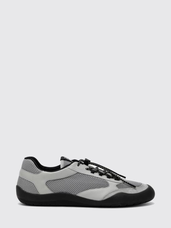 26FW 프라다 스피드락 레더 앤 메쉬 패브릭 스니커즈 2EE468FG0003ZM0 F0031 Grey