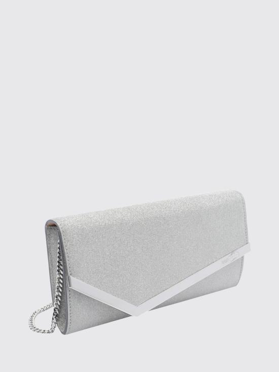 26FW 지미추 클러치/파우치 EMMIEIGT Silver - JIMMY CHOO