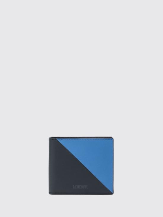 26FW 로에베 플래그 바이폴드 지갑 C643302X37 0095 Navy