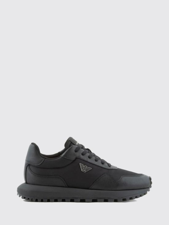 26FW 엠포리오 아르마니 스니커즈 EM003738AF19532 MC005 Black